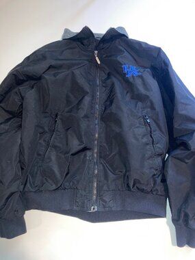 HS Q Harvard Square Medium UK Kentucky Wildcats Embroidered Black Zip Up Jacket